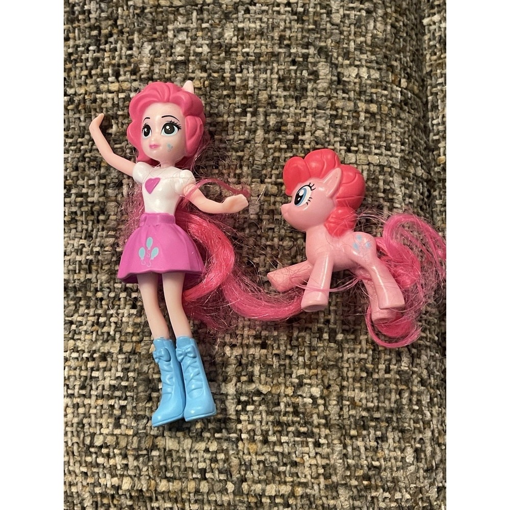Lot of 2 My Little Pony Pinkie Pie Figures 2015-2016 MLP Equestria Girls